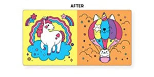 Unicorn Dreams Color Magic Bath Book