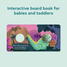 Load image into Gallery viewer, Baby T. Rex Finger Puppet Book

