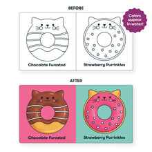 Load image into Gallery viewer, Cat Donuts Color Magic Bath Book
