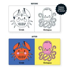 Load image into Gallery viewer, Color The Ocean Color Magic Bath Book
