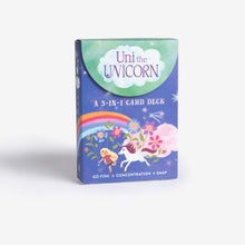 Load image into Gallery viewer, Uni The Unicorn A 3-IN-1 Card Deck
