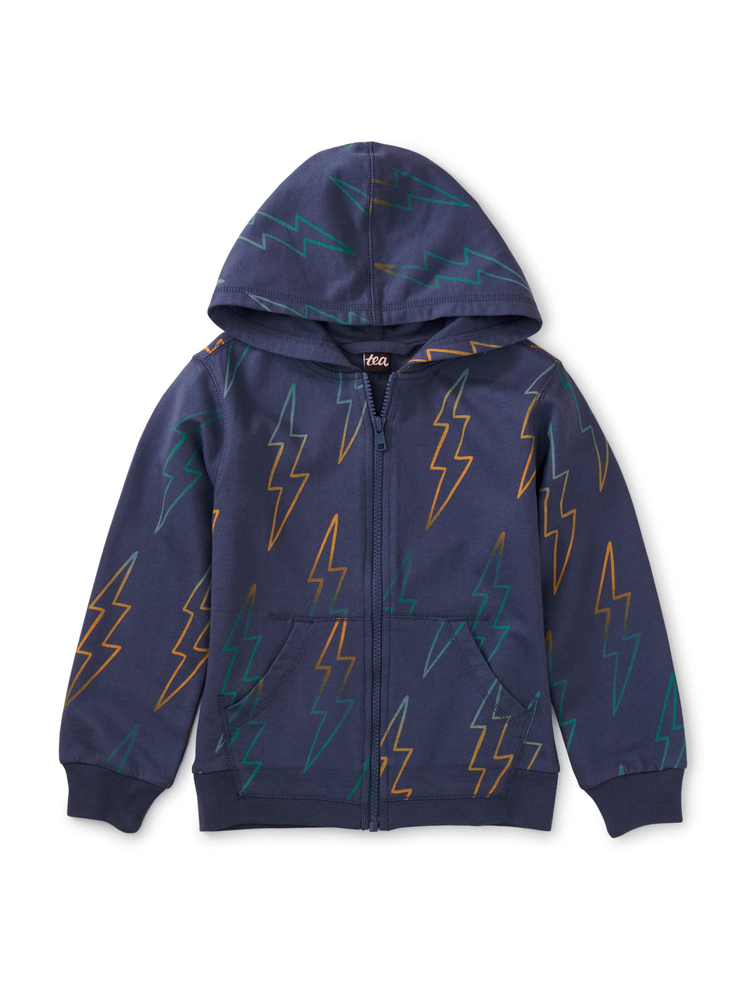 Going Places Hoodie Ombré Lightening Bolt