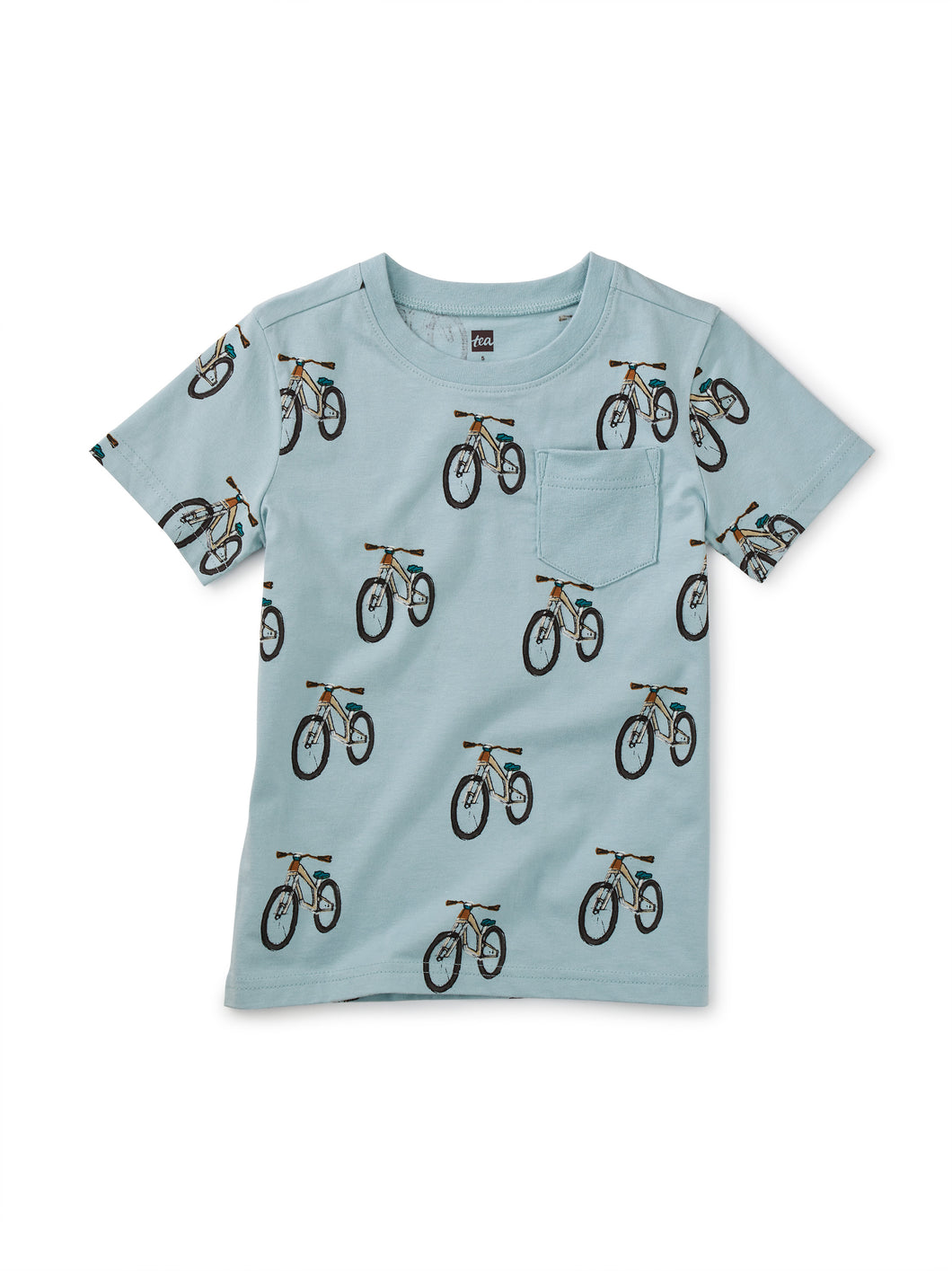 Printed Pocket Tee Mountain Bikes