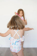 Load image into Gallery viewer, Makayla Swim In Watercolor Rainbow
