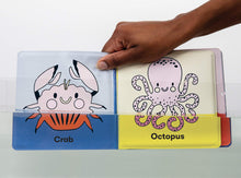 Load image into Gallery viewer, Color The Ocean Color Magic Bath Book
