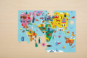 Map Of The World 78 PC Puzzle