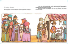 Load image into Gallery viewer, Strega Nona board book open to a spread with Big Anthony
