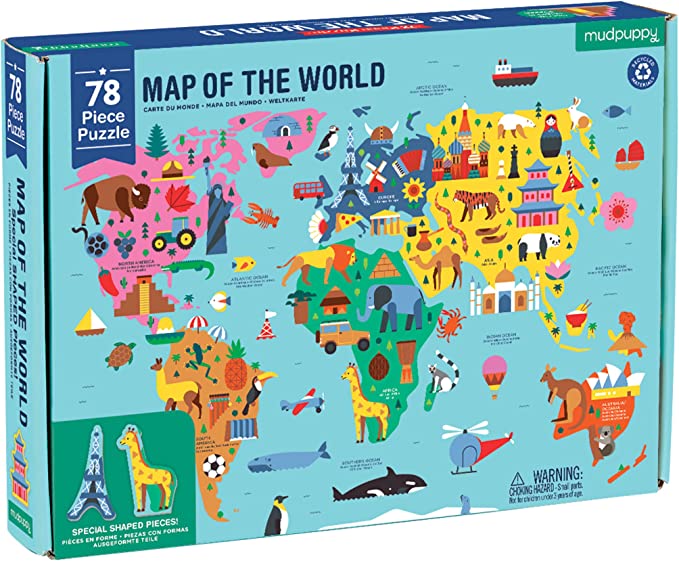 Map Of The World 78 PC Puzzle