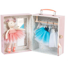 Load image into Gallery viewer, Suitcase  Ballerina Mouse &amp; Tutus In Wardrobe
