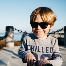 Load image into Gallery viewer, Jet Black Navigator Sunglasses
