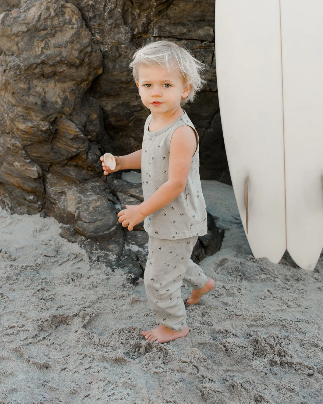 Slouch Pant - Palm Trees