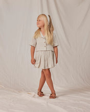 Load image into Gallery viewer, Cropped Collared Shirt - Laurel Plaid
