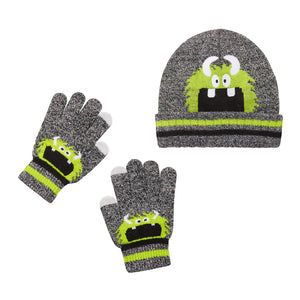 Cold Weather Hat & Glove Set - Monster