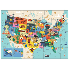 Load image into Gallery viewer, Map Of The U.S.A Puzzle
