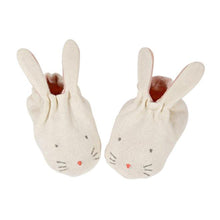 Load image into Gallery viewer, Peach Bunny Baby Booties
