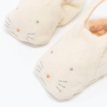 Load image into Gallery viewer, Peach Bunny Baby Booties
