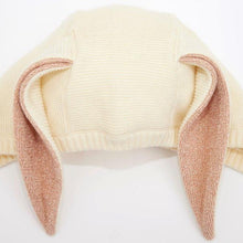 Load image into Gallery viewer, Peach Sparkle Bunny Baby Bonnet
