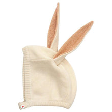 Load image into Gallery viewer, Peach Sparkle Bunny Baby Bonnet
