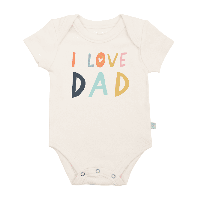 I Love Dad Graphic Onesie