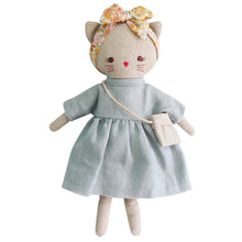 Load image into Gallery viewer, Mini Lilly Kitty Grey Linen
