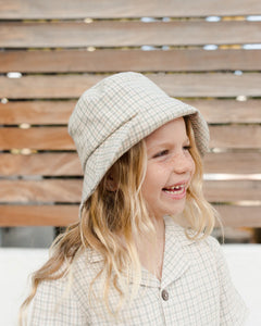 Cropped Collared Shirt - Laurel Plaid