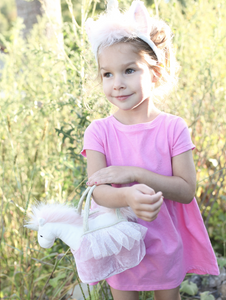 'Ophelia' Pretty Unicorn Plush Toy in Purse