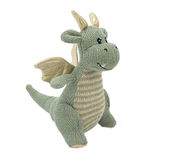 Dax Dragon Knit Rattle