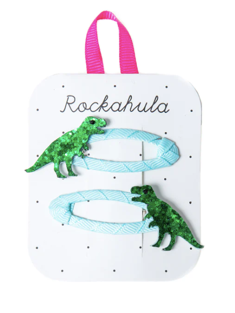 T-Rex Glitter Clips