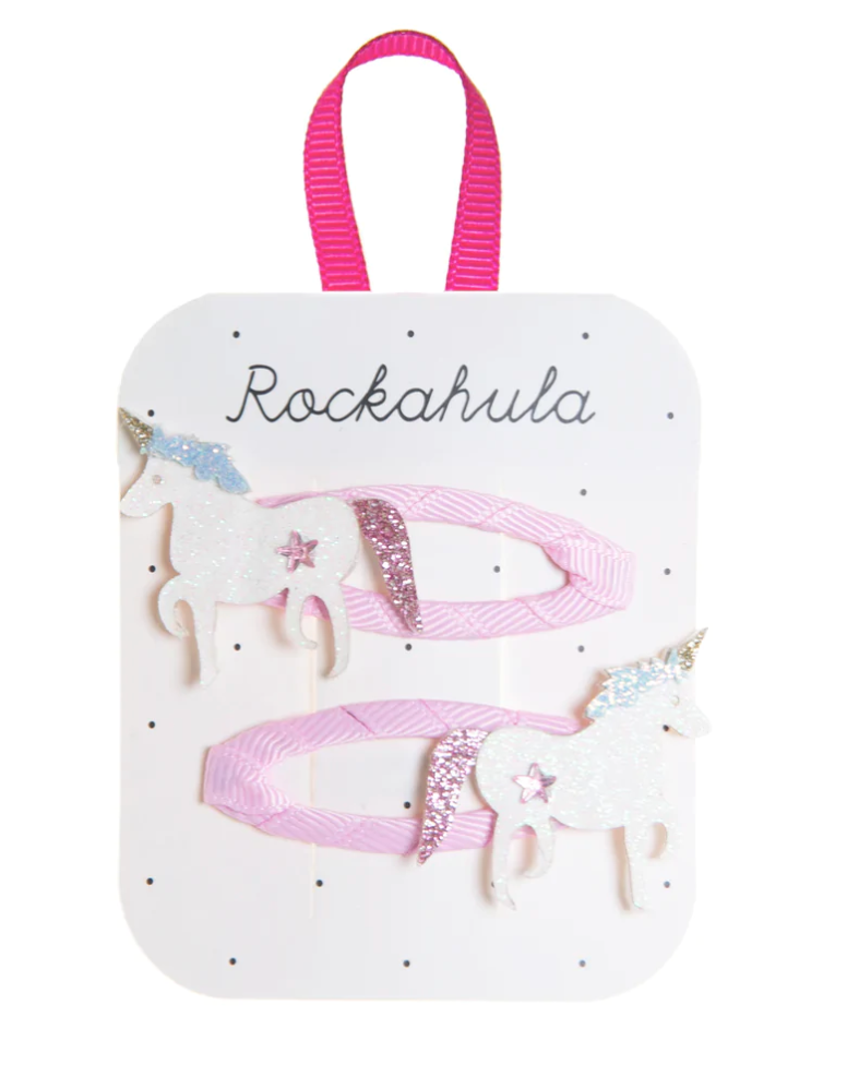 Unicorn Clips - White