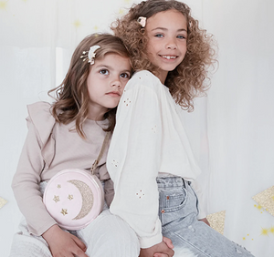 Moon and Stars Velvet Bag