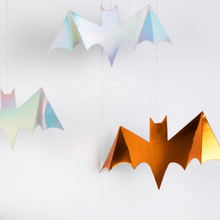 Load image into Gallery viewer, Halloween Foil Hanging Bats
