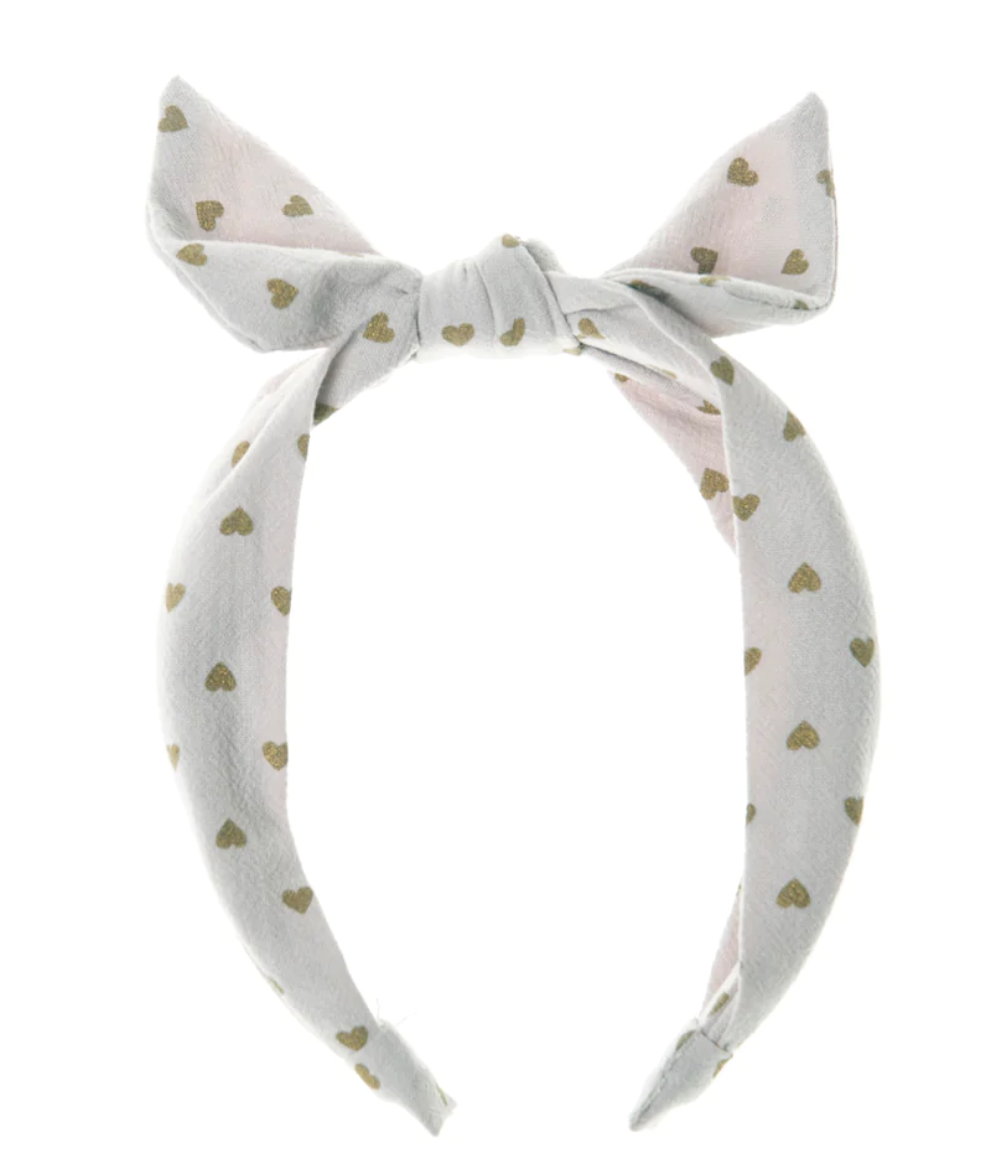 Love Heart Tie Headband
