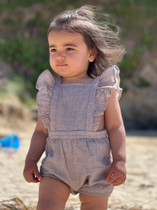 Emma Romper - Brown Check