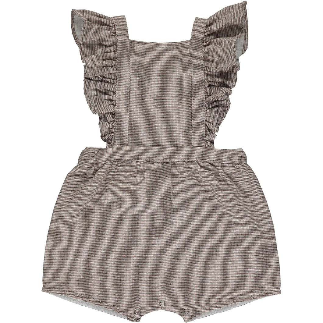 Emma Romper - Brown Check