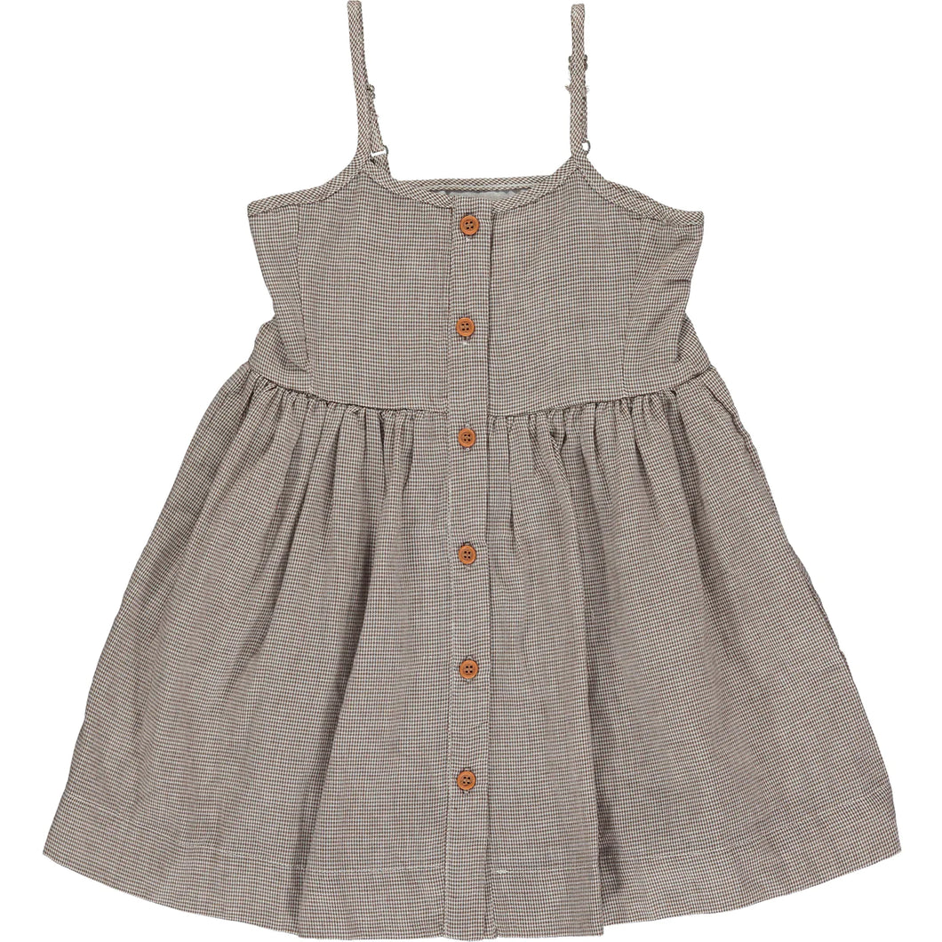Brooklyn Dress - Brown Check
