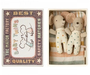 Twins, Baby Mice In Matchbox