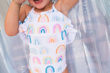 Load image into Gallery viewer, Makayla Swim In Watercolor Rainbow
