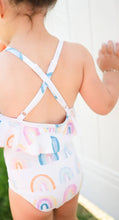 Load image into Gallery viewer, Makayla Swim In Watercolor Rainbow
