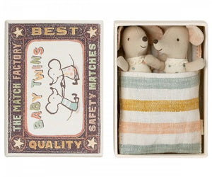 Twins, Baby Mice In Matchbox