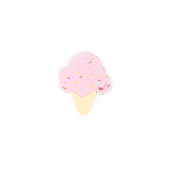 Ice Cream Silicone Teether Strawberry